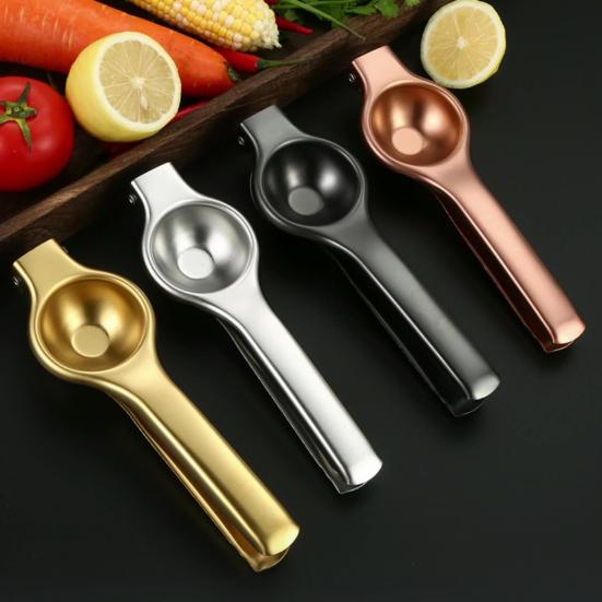 Stainless Steel Lemon Squeezer Heavy Duty Manual Citrus Press for Lime Orange