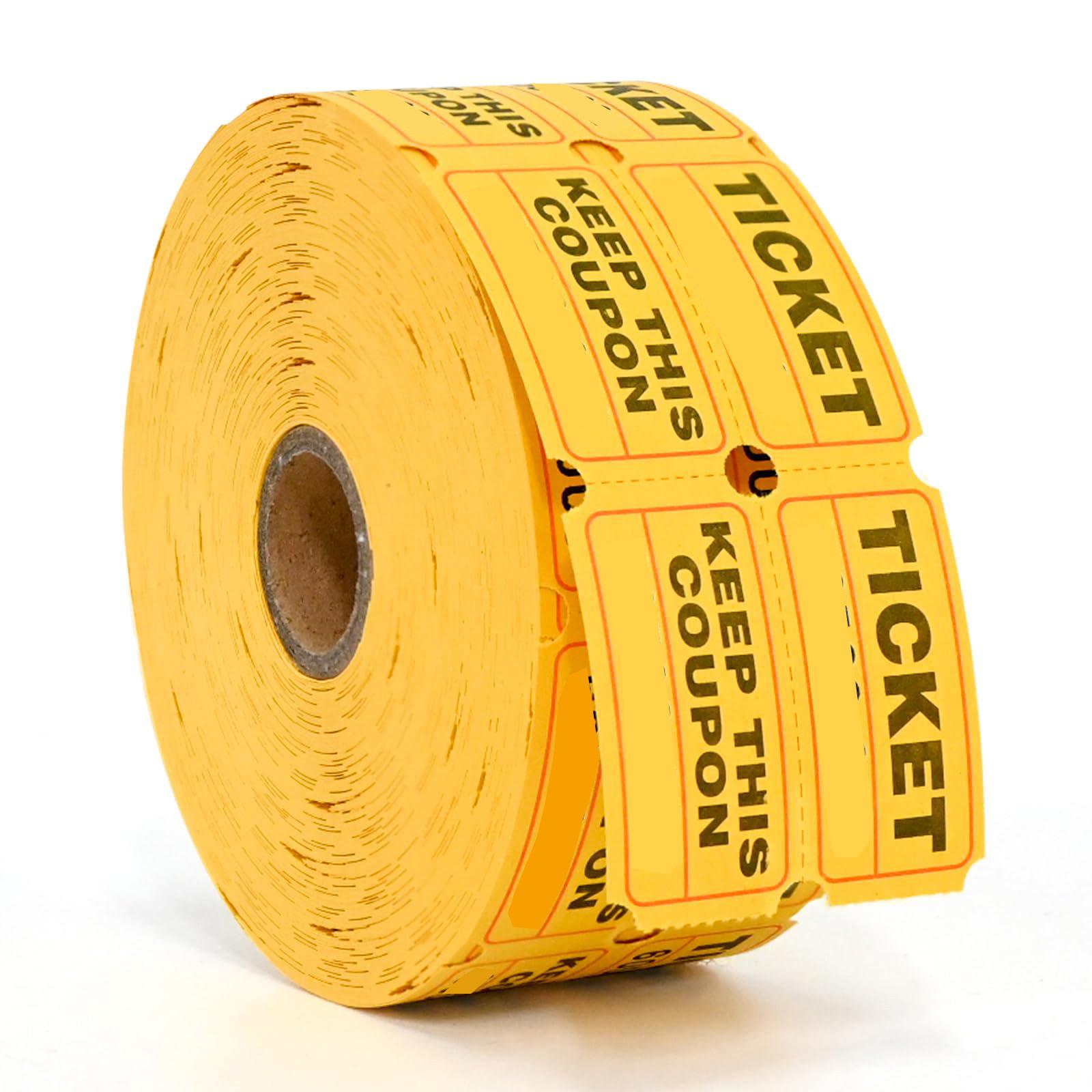 

500 шт. Цветной отрывной купон на вход, ваучер, купон для розыгрыша призов One Size жёлтый