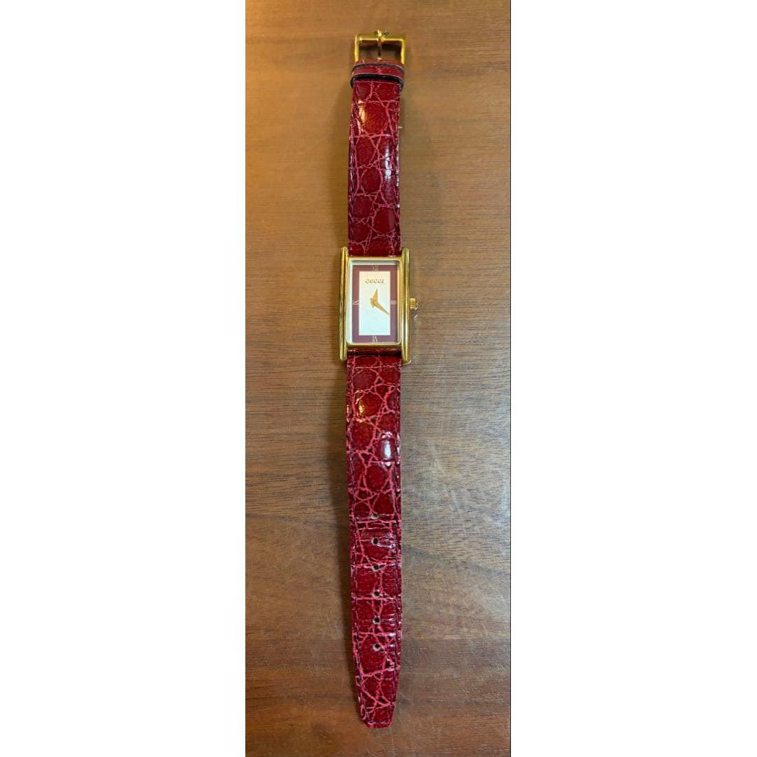 Used [Rare] GUCCI Gucci 2600L Watch Rectangular