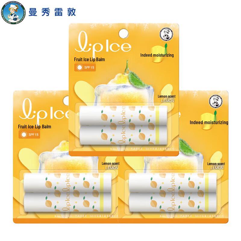 

Mentholatum Fruit Ice Lip Balm Set - Lemon Scent (6-Pack)