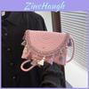 Summer Woven Envelope Bag For Women Small Shoulder Crossbody Tote With Soft Polyester Material