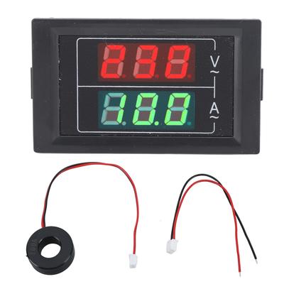 Einphasen-Energiezähler 2-Leiter Strom Spannungsmesser LED Digitales Voltmeter Amperemeter AC60?500V