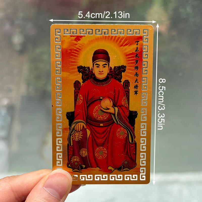 Energy Protection Tai Sui 2027 Gold Card Perfect for Feng Shui Practices