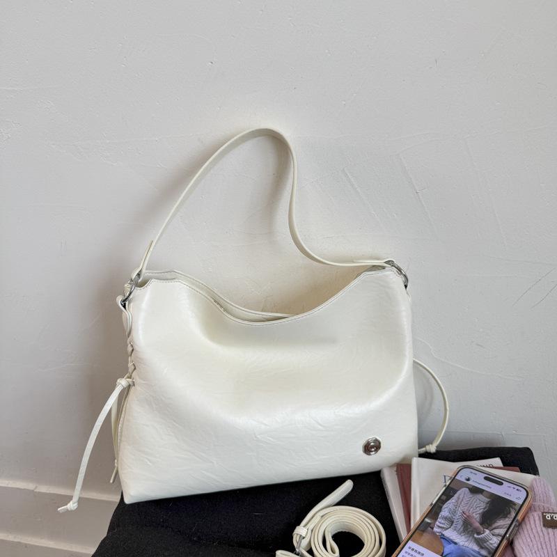 

Модная и Повседневная Текстурированная Сумка-тоут с Ручкой для Руки, Нишевая Женская Сумка через Плечо для Поездок на Работу, Сумка Кроссбоди бежевый