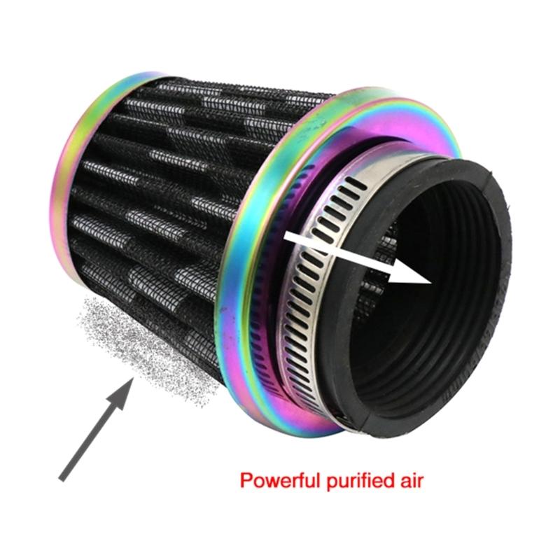 Stylish Colorful Motorcycle Carburetor Air Filter with Mushroom Head High Flow Air Filter for Carburetor Motorcycle Part