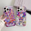 Funny A-Amazing D-Digital C-Circus For IPhone 11 12 13 14 17 16 15 Pro Max Plus Pro Corrugated Pattern Shockprooof Cover