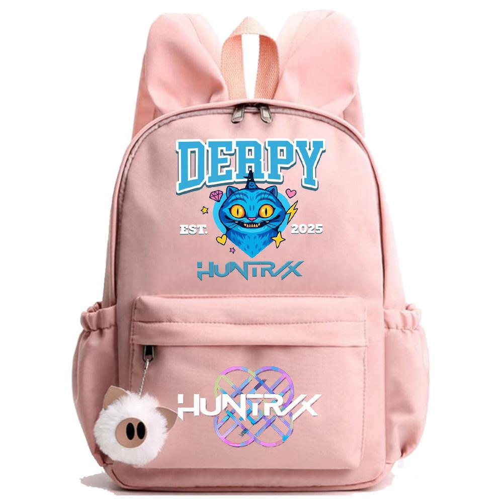 Anime Cartoon K-Pop Demon Hunters Printed Backpack for Teenger Children Student Schoolbag Girl Kid Gift Women Large Capacity Waterproof Travel Bag