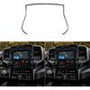 Real Soft Carbon Fiber Car Gear Shift Control Panel 2/4WD Switch Button Dashboard Trim Sticker Compatible with Dodge Ram 1500/2500/3500