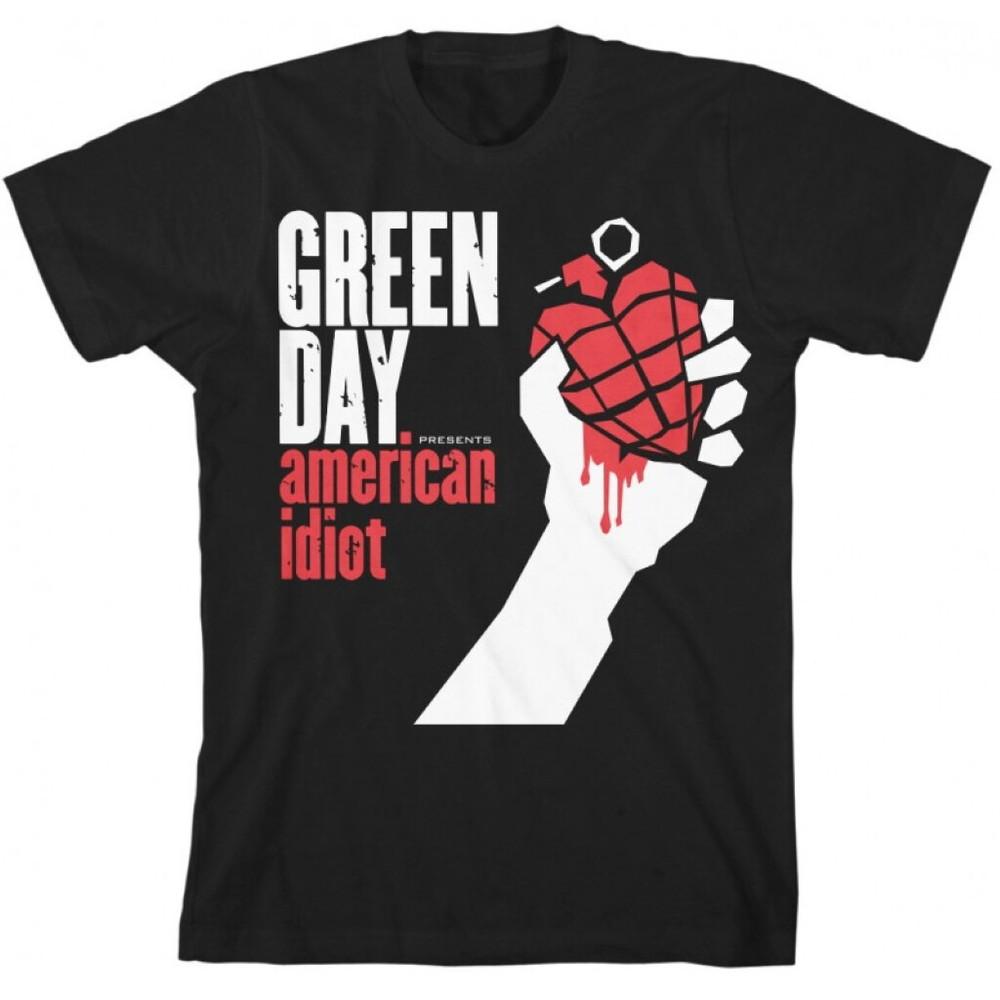 Green Day American Idiot Black T-Shirt L
