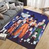 Dragon Ball Pattern Square Carpet,Area Rug,Carpet Rug for Living Room Bedroom Sofa Playroom Decor,Non-slip Floor Mat,Holiday Birthday Gifts