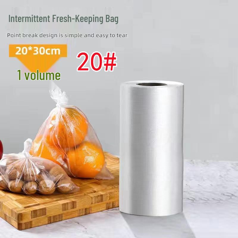 Extra Large Tear-Off Food Grade Fresh-Keeping Bags - Thickened Roll for Home & Commercial Use 1 roll