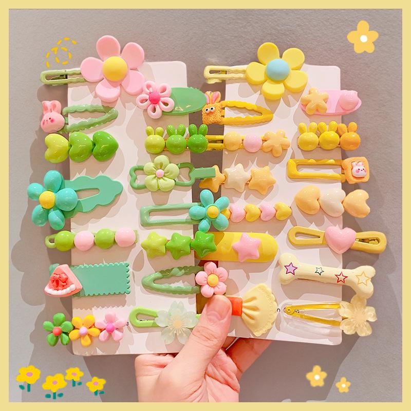 14-Piece Set of Cute Hair Clips for Girls - 2025 New Style Hair Accessories