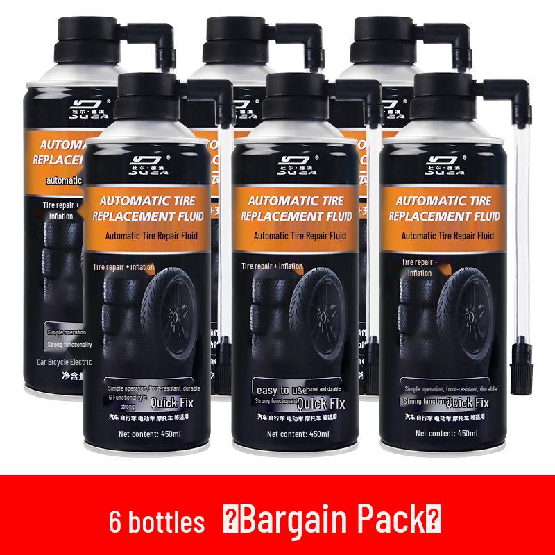 Electric Vehicle & Motorcycle Tire Sealant - Anti-Corrosion, Self-Sealing Liquid for Vacuum Tires
