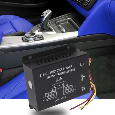 Car Power Supply Converter Professional Memory Funtion 10/15/20/25/30A 24V To 12V Power Regulator