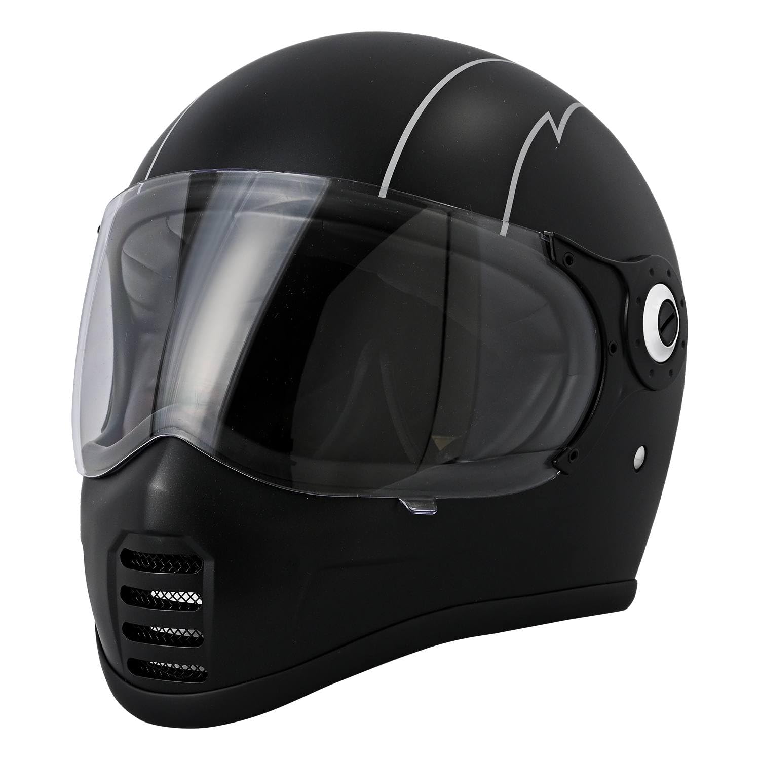 

XX THUNDER BOLT 2023 Limited Model Full Face Helmet L Size than Helmet Motorcycle Standard Shield Neo Classic Streamlined [RIDEZ] (Less 59-60cm)