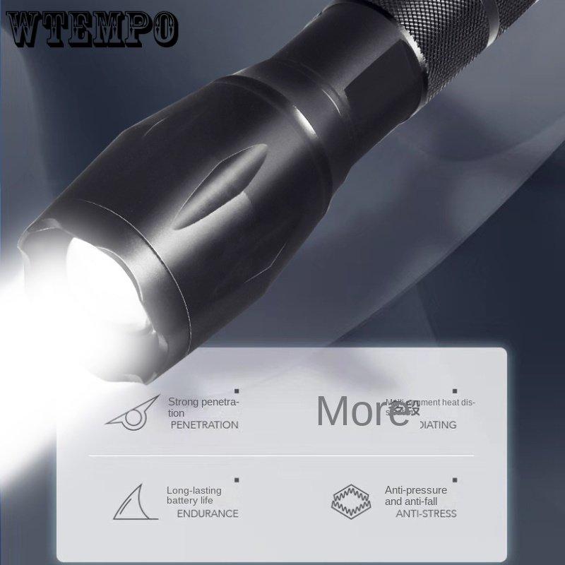 Strong Light Torch Outdoor Long Range USB Rechargeable Torch Home Portable Mini Small Torch Camping Waterproof Searchlight