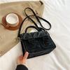 Casual Sweet And Cute Cambridge Small Bag Messenger Bag Women'S Autumn Fashion Small Square Bag
