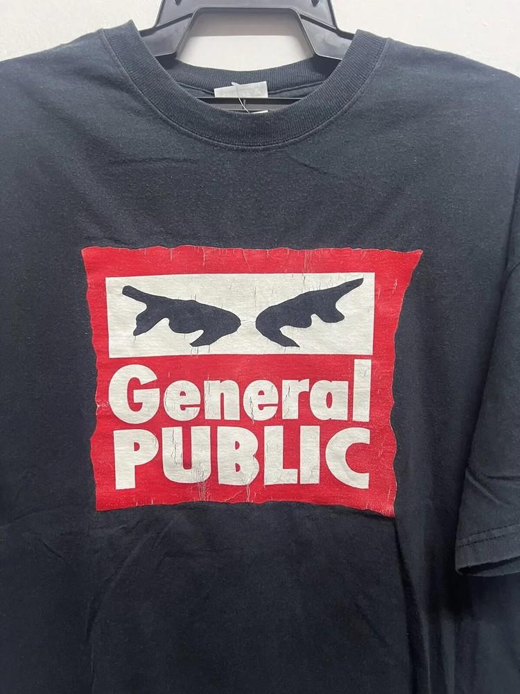 Vintage 90 s General Public New Wave Dave Wakeling Band Unisex T-shirt LI1757 Unisex T-Shirt XL