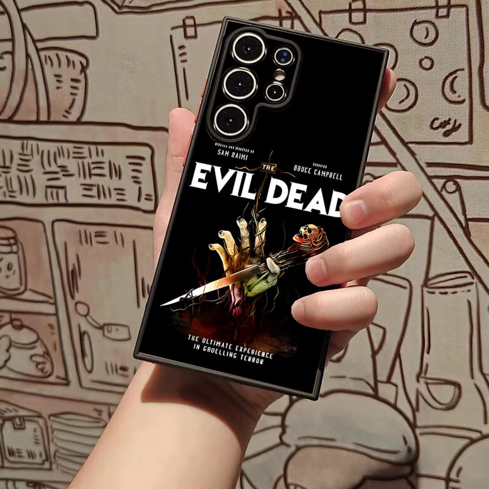 Evil Dead Horror Movie Phone Case For Samsung S25 Ultra S23 S24 Fe S21 S22 Plus S23 Fe S24 Ultra S21 Fe Matte Cover