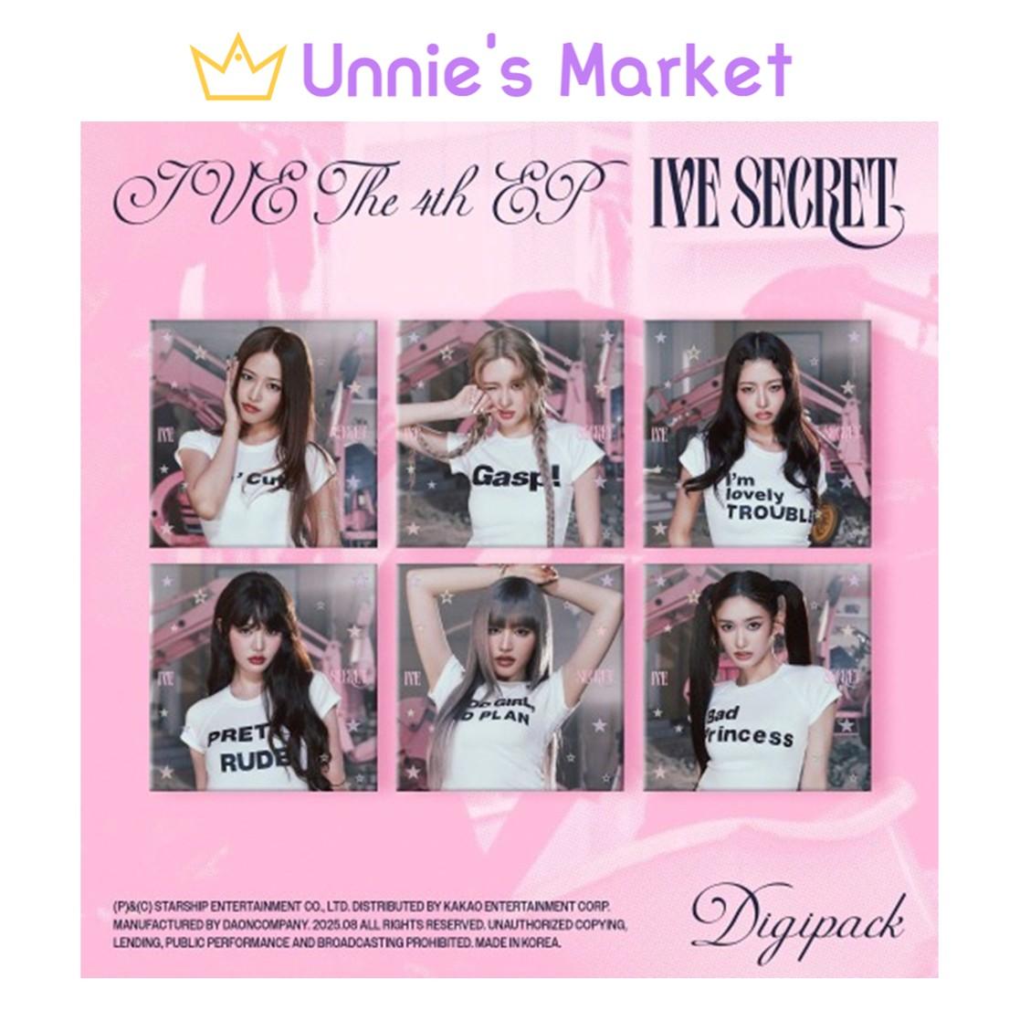 

IVE [IVE SECRET] Версия диджипак. / Четвертый EP-альбом SET (5 ver.)