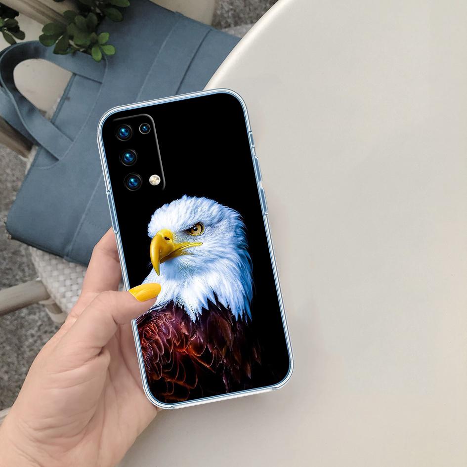MY15 Hawk Eagle Soft Shell Transparent Phone Case for Motorola Moto G7 G8 G9 G84 G85 G73 G24 G15 Z2 Play Power Plus