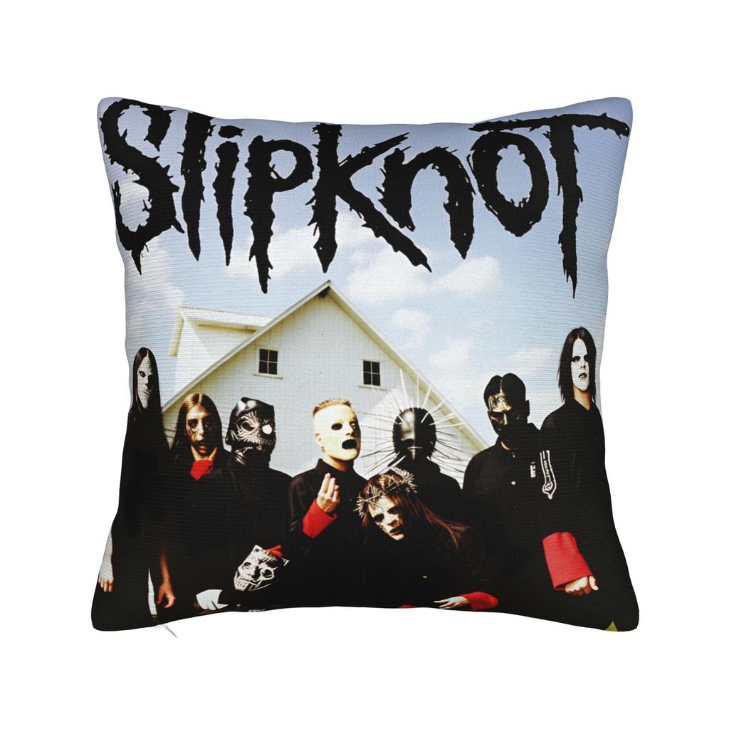 Slipknots Band Pillowcases Novelty Pillow Case For Sofa Couch Bed Living Room Comfy Pillow Cover