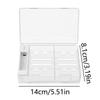 Battery Storage Case with Built-in Tester,AA/AAA Battery Organizer Box with Remaining Power Checker