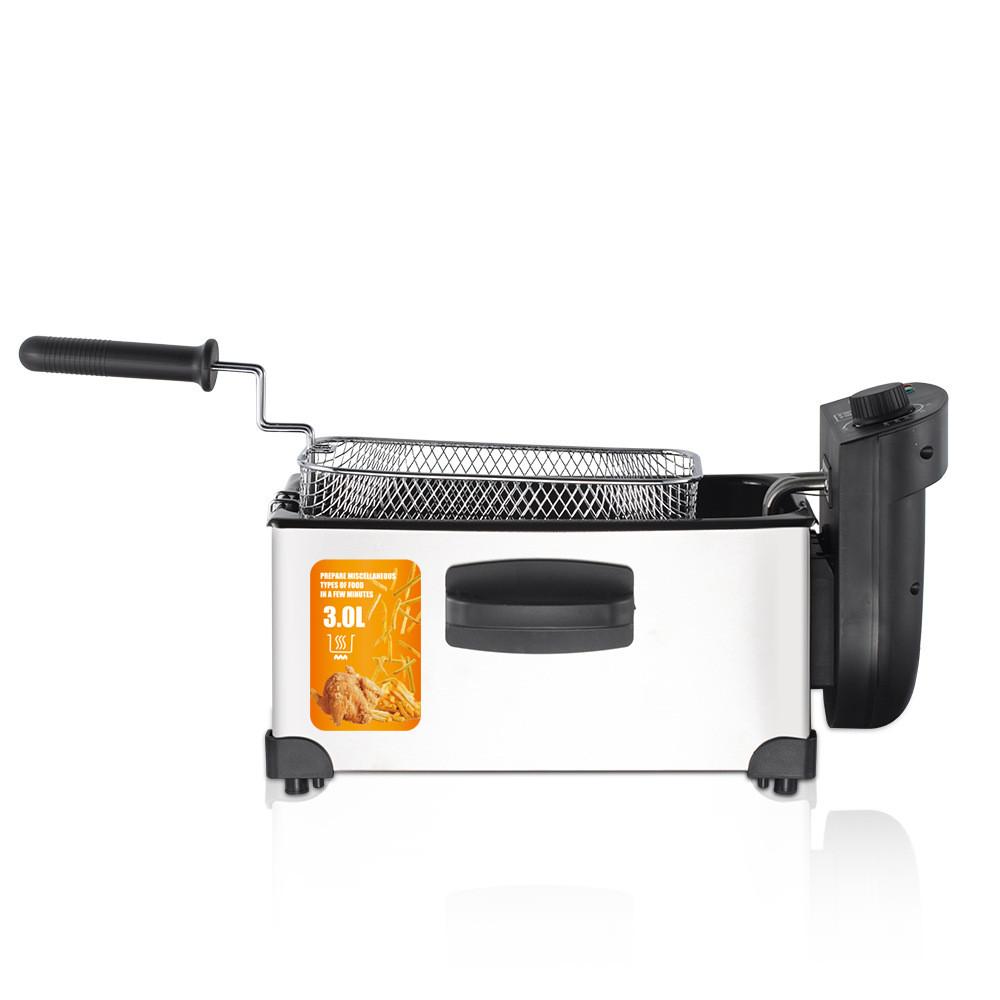 3L Großraum Fritteuse Haushalt Kleine Elektrofritteuse Gewerbliche Konstante Temperatur Pommes Frites Maschine