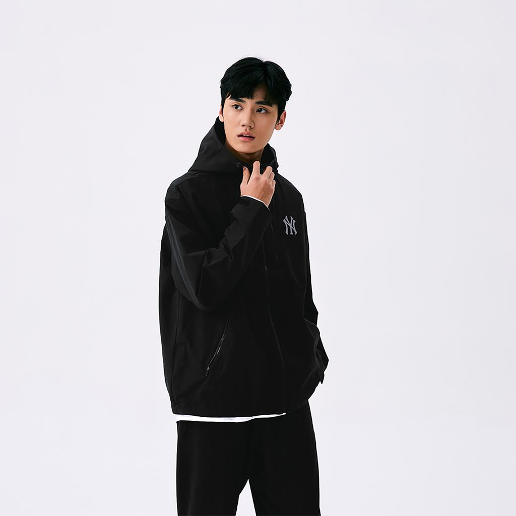 New MLB New York Yankees Basic Collection SS25 Jacket Unisex Black 3AWJB0351-50BKS