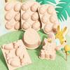 Heat-Resistant Easter Egg Bunny Mold Food Grade Silicone Easter Bunny Design Handmade Soap Mold 3D Design Surprise Design