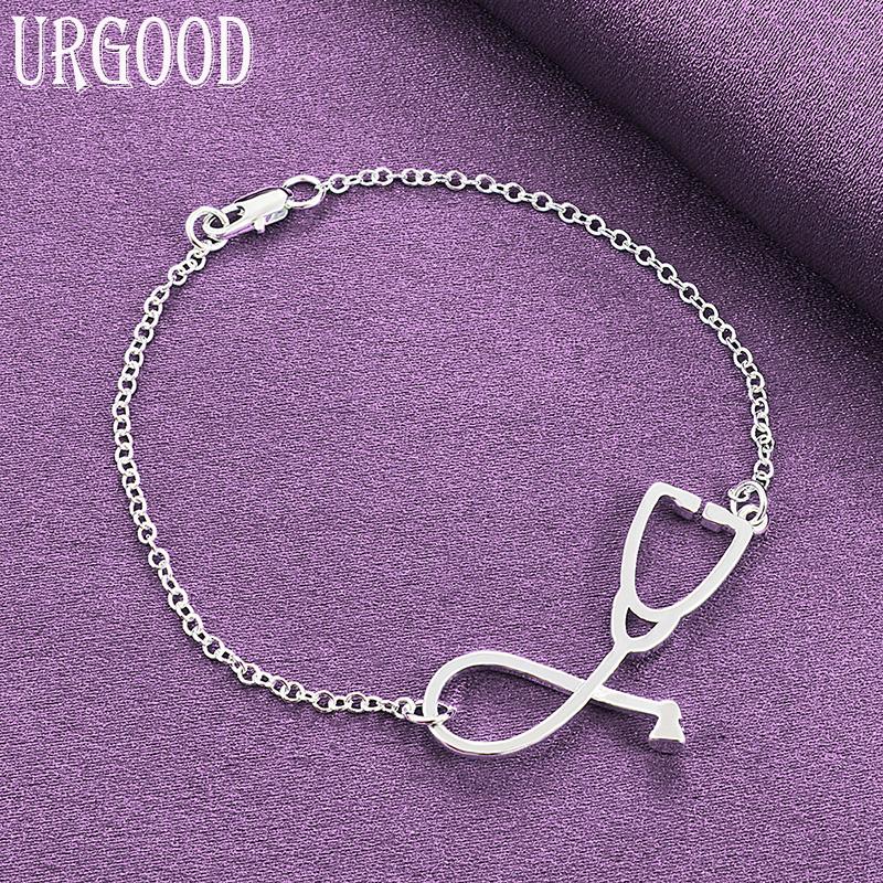 Geometrický náramek ze stříbra 925 jako dárek Módní šperky