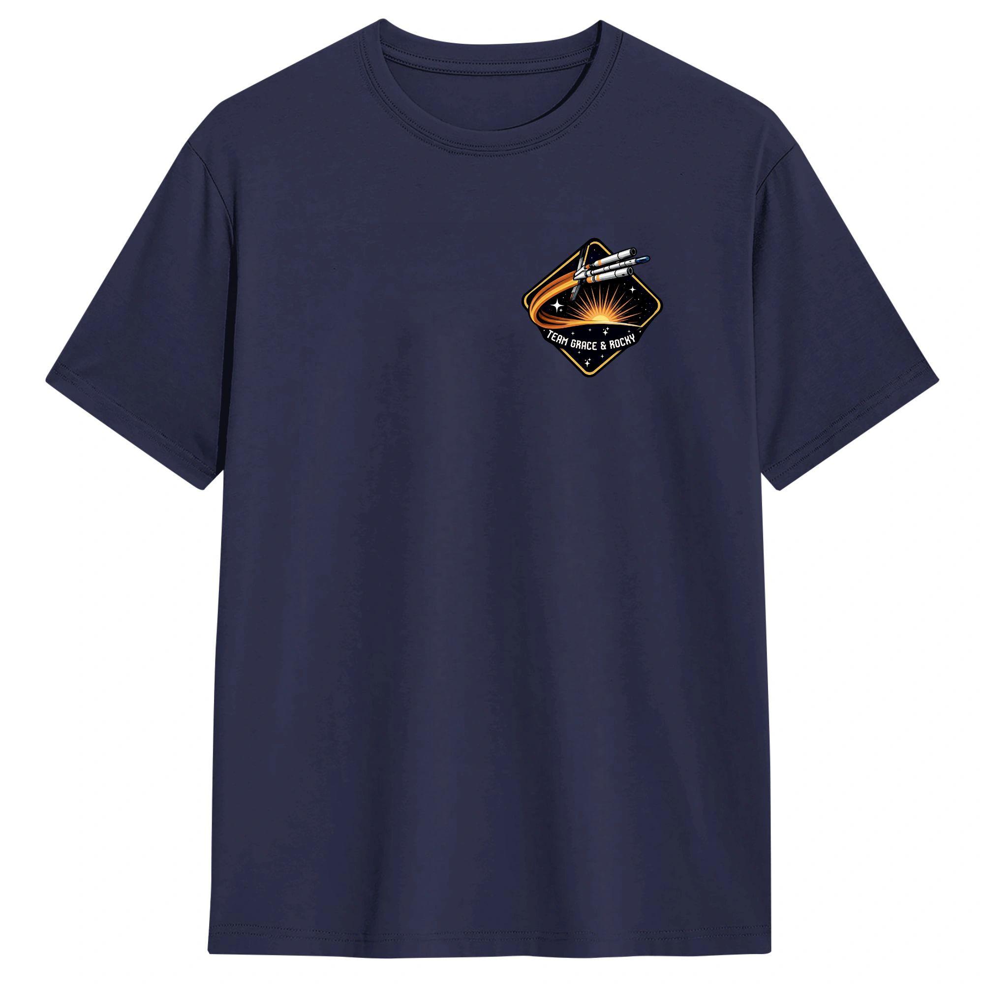 

Project Hail Mary Mission Patch Ringer T Shirt Summer Funny TShirts Cotton Trending Tshirt For Unisexs Pattern Clothing 4XL