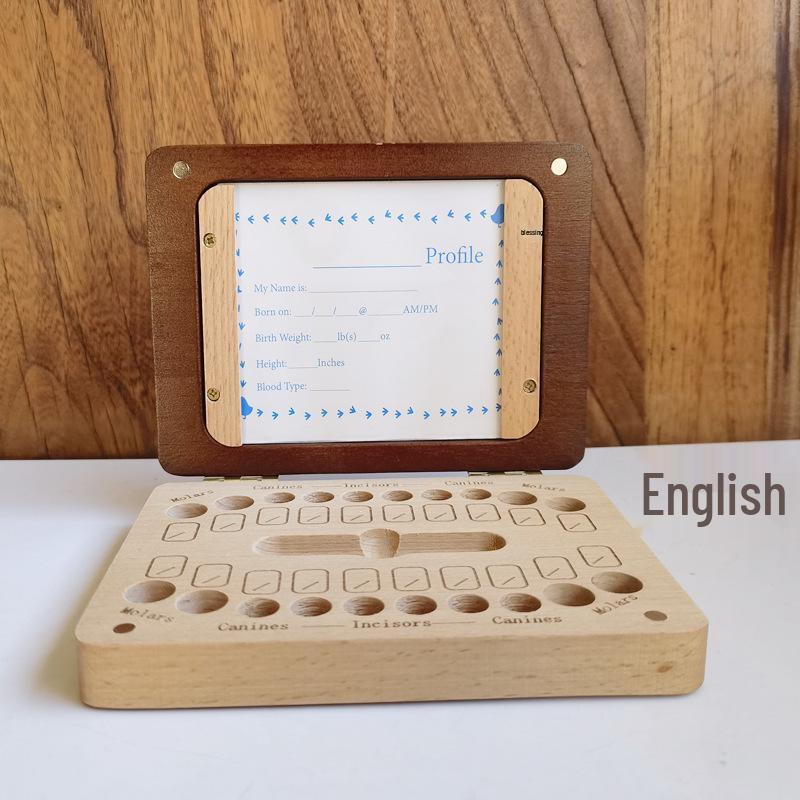 Children's Keepsake Box for Baby Teeth and Lanugo