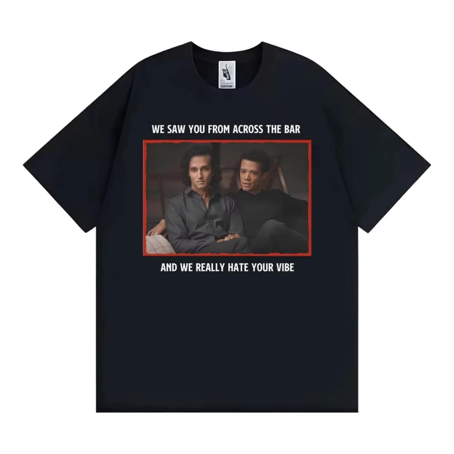 

Loumand Hate Your Vibe Louis Armand Interview with The Vampire IWTV T Shirts Men Women Vintage Oversized Cozy T-shirt Streetwear S чёрный