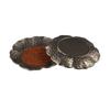2pcs Delicate Heat Insulation Mat Zinc Zinc Alloy Tea Coaster Handmade Lotus Cup Holder  Home
