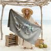 Football Player Celebration Gesture Beach Towel High Absorbency & Quick-Dry Comfortable Lightweight