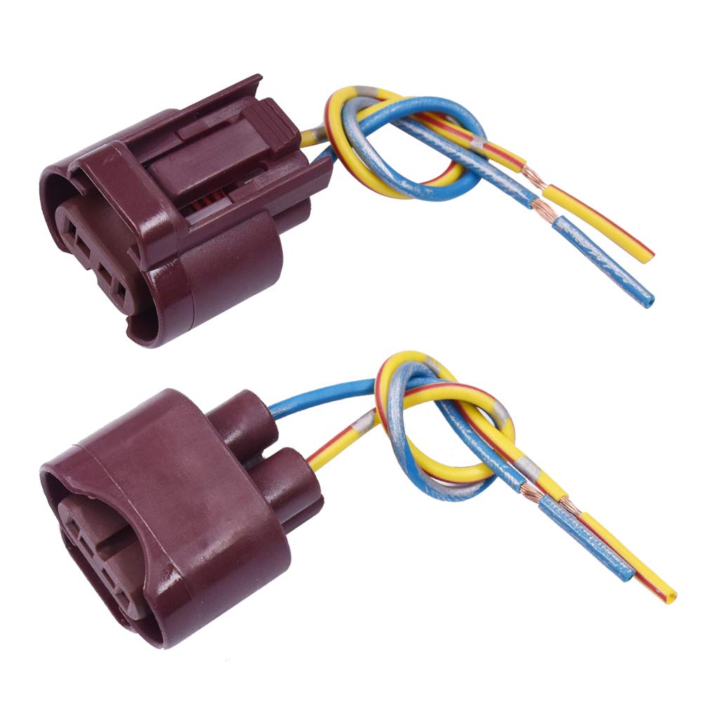HUIQIAODS 9006 HB4 Headlight Female Adapter Socket Wire Harness Suitable 9006 HB4