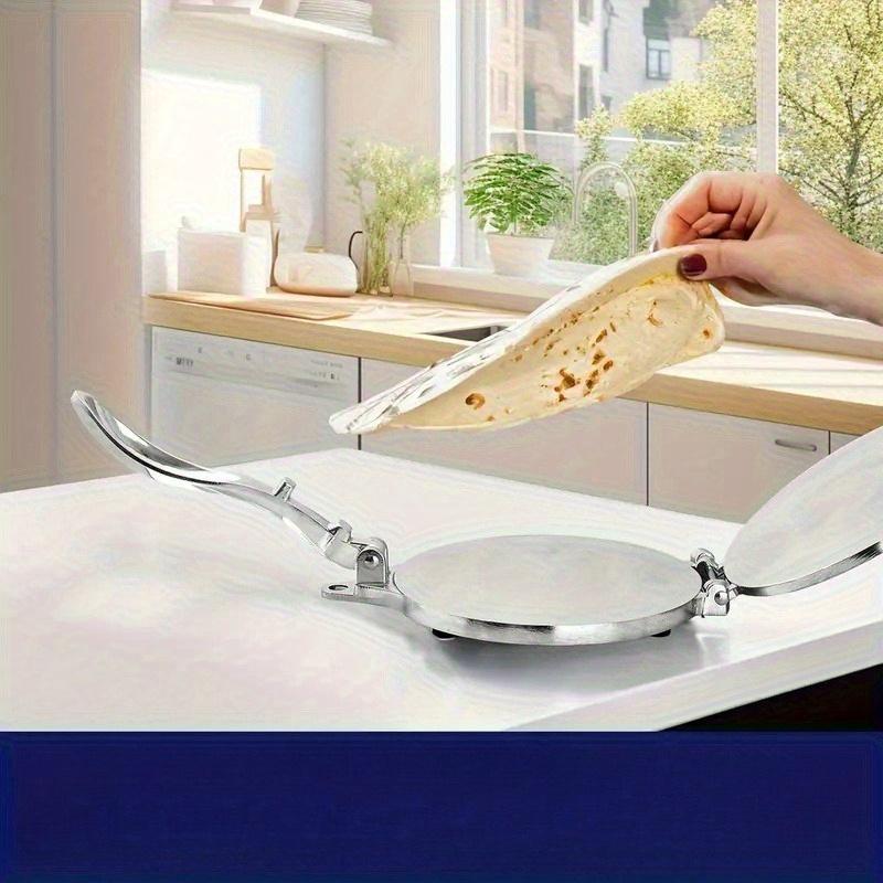 8 Inch Mexican Tortilla Press,Heavy Duty Manual Non Stick Surface, Quick 5-Second Pressing for Perfect Tortillas, Pancakes, Pizza, Indian Flatbreads
