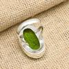 Gorgeous Peridot Gemstone Handmade 925 Solid Sterling Silver Jewelry Ring For Her