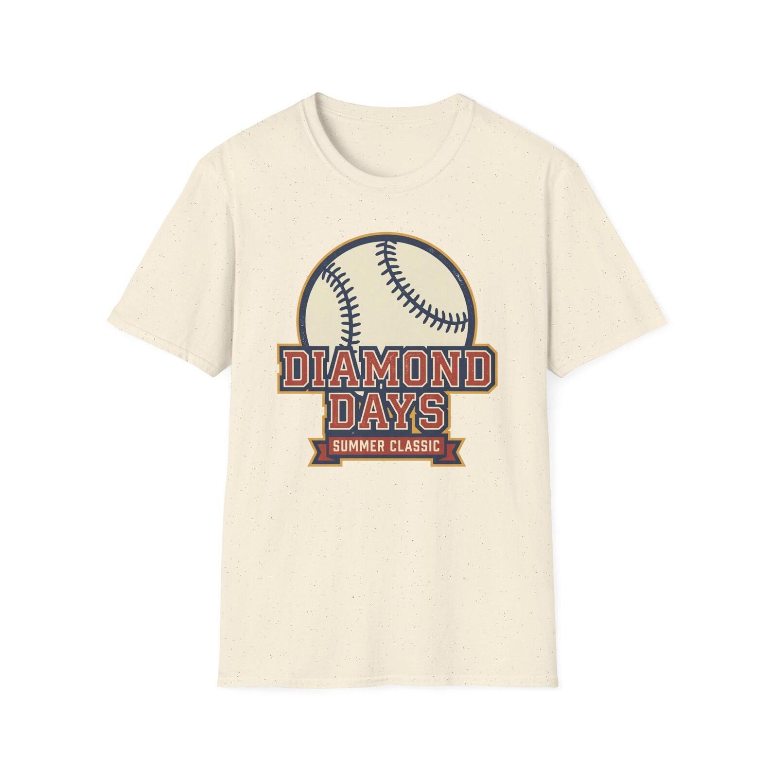 Vintage Baseball Graphic Tee | Retro Softball Diamond Shirt | Baseball Fan Gift | Unisex Sports Tee L