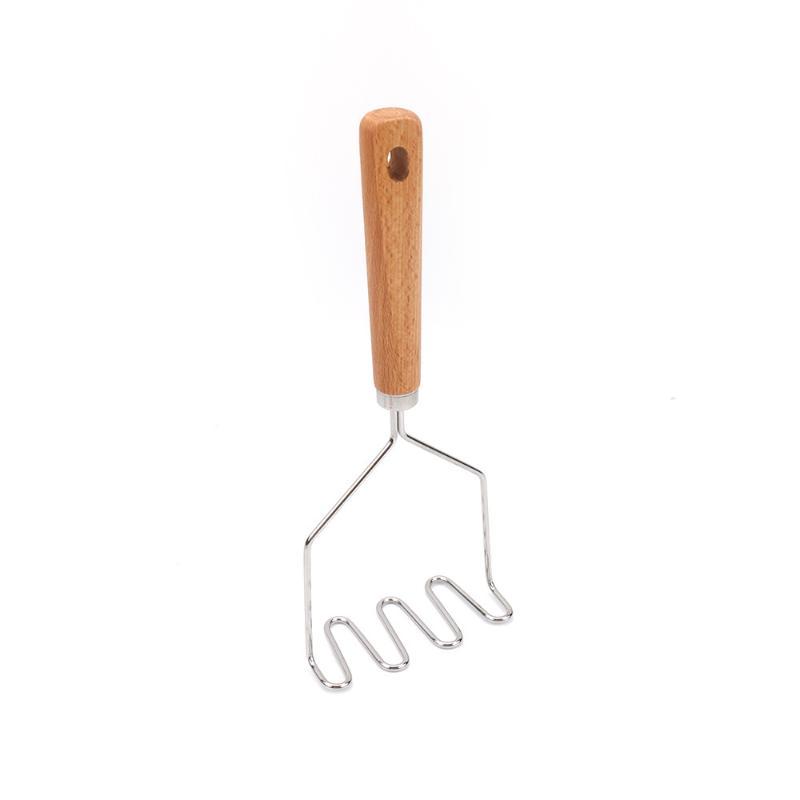Edelstahl Schlammpresse Kartoffelstampfer Multifunktionaler Babybrei Saftpresse für Hausgemachte Säuglings Obst Gemüse Stampfen Kochen