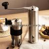 Compact Hand-Crank Coffee Grinder - Portable Manual Ceramic Burr for Home Use