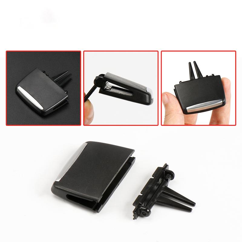 Car Front Air Conditioner Vent A/C Vent Grille Outlet Tab For BMW X3 Series E83 2003-2010 2.5i 3.0i 3.0si Slider Clip Repair kit
