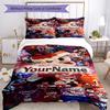 Circo Digitale Personalizza il tuo nome Set Biancheria da Letto Copripiumino Traspirante con Federe Decorazione per la Casa Regalo di Compleanno