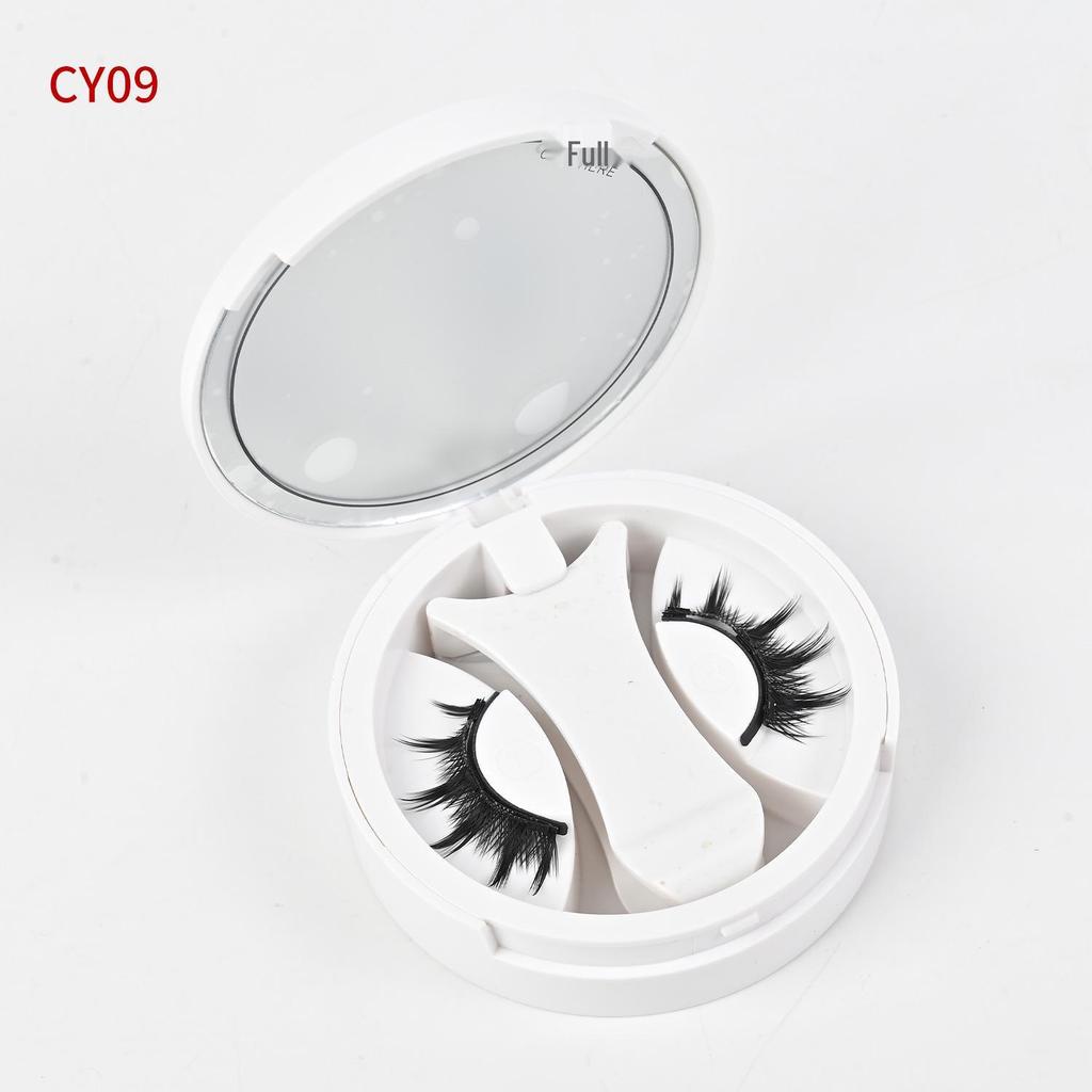Magnetic Reusable Eyelashes in Glue-Free Portable Case for Beginners
