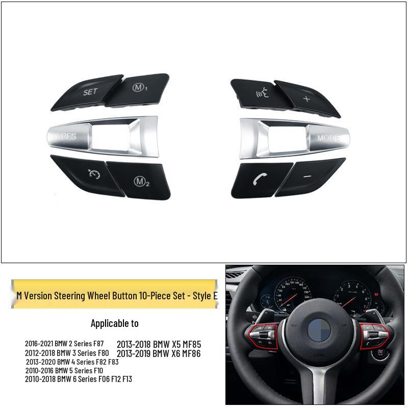 BMW M Series Steering Wheel Multi-Function Cruise Control Button - 3, 5, 7 Series, X5