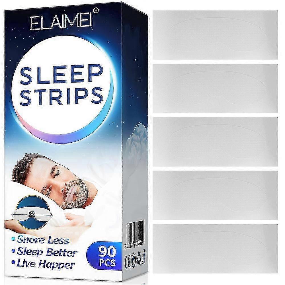 90 Packs Sleep Strips Sleeping Mouth Tape Anti-snoring Closed-mouth Patch