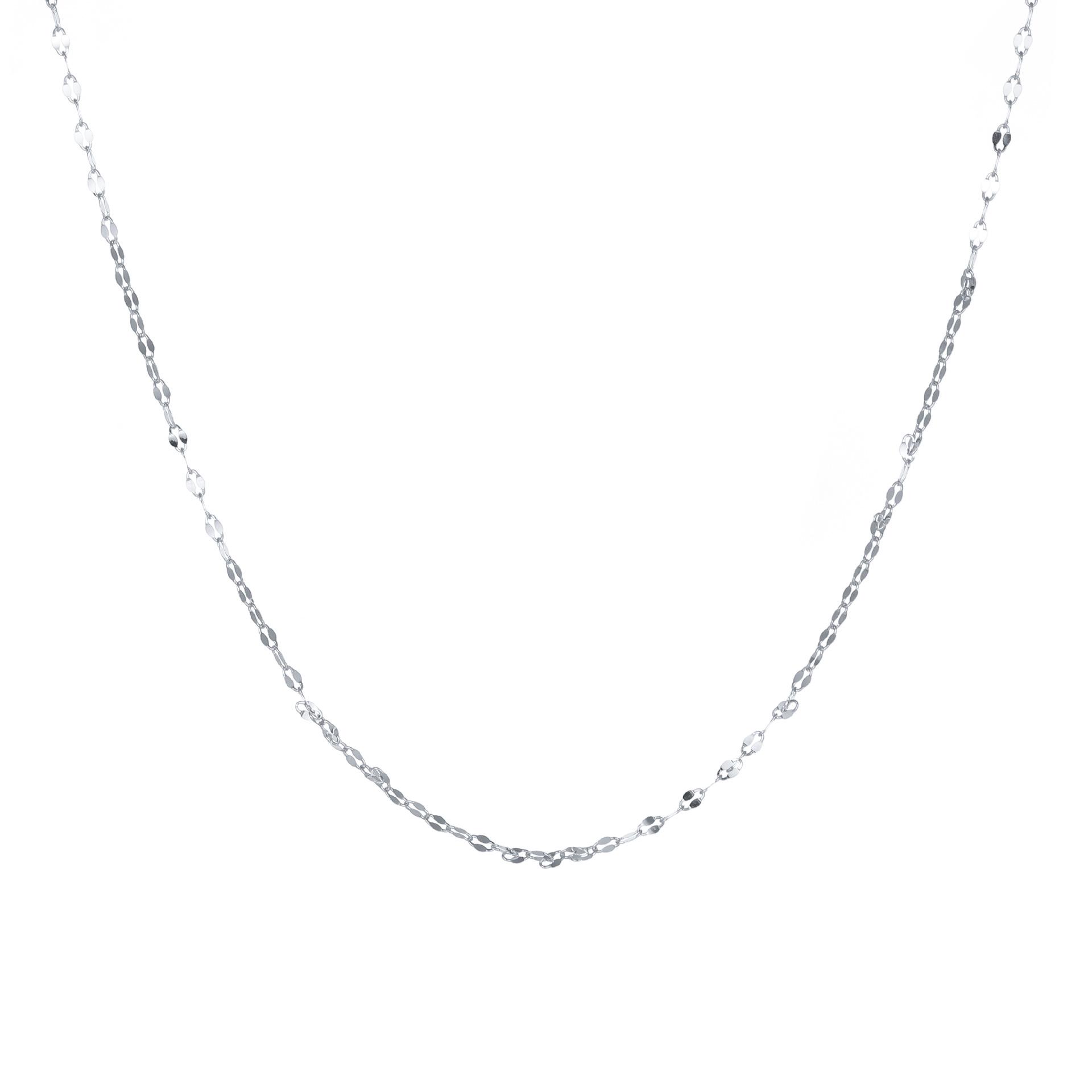 Серебряная цепочка S925 с разноцветными губами для женщин - Высококачественная, Универсальная, Суперблестящая цепочка на ключицы 925 Silver