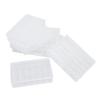 6 Pcs Watch Parts Storage Box 10 12 18 Grids Multi Functional Clear Plastic Precise Parts Screw