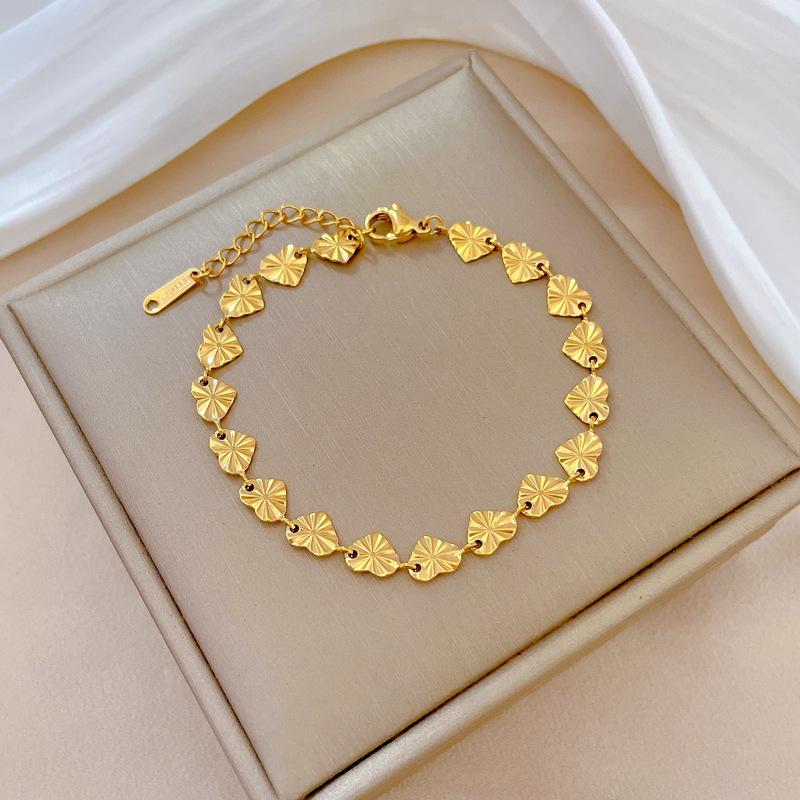 Dongmen Spersonalizowana Laserowa Bransoletka Łańcuszkowa Miłość Damska Retro Dziewczyna